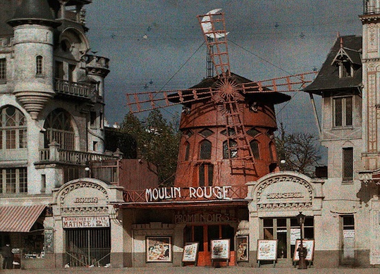 The original building of the Moulin Rouge