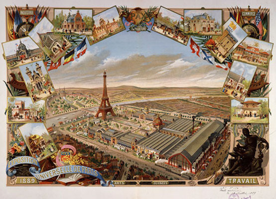 Poster for the 1889 Universal Exposition
