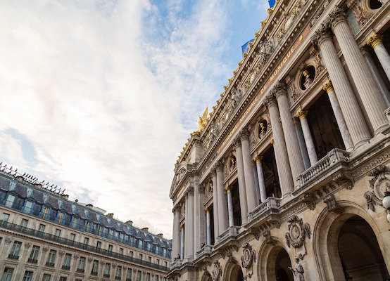 Facade of the Palais Garnier