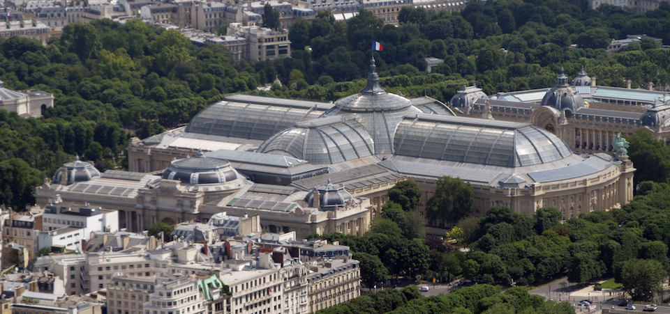 Aerial view of the Grand and Petit Palais