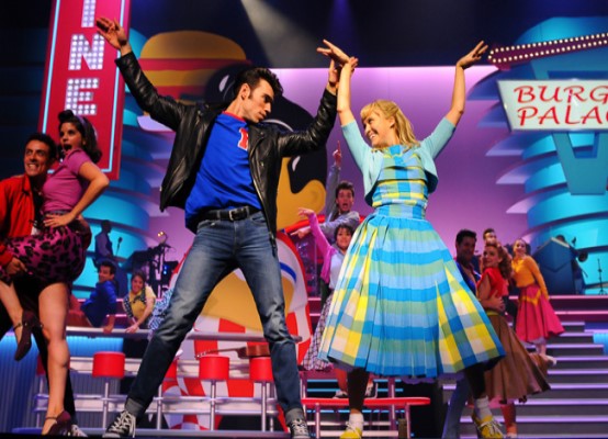 Danny and Sandy in Grease The Musical