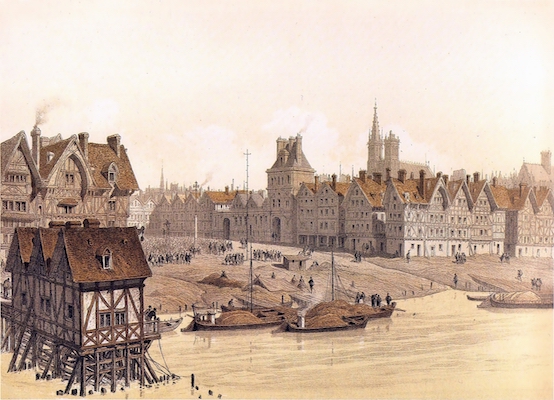 Drawing of Paris in 1583