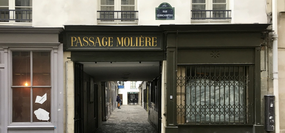 Entryway to the Passage Molière