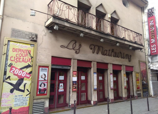 Exterior of Theatre des Mathurins