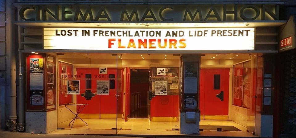 Cinema showing a Lost in Frenchlation film