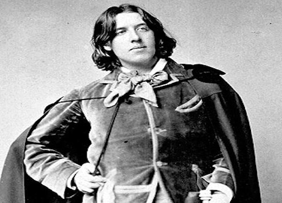 Oscar Wilde during his travels to the USA