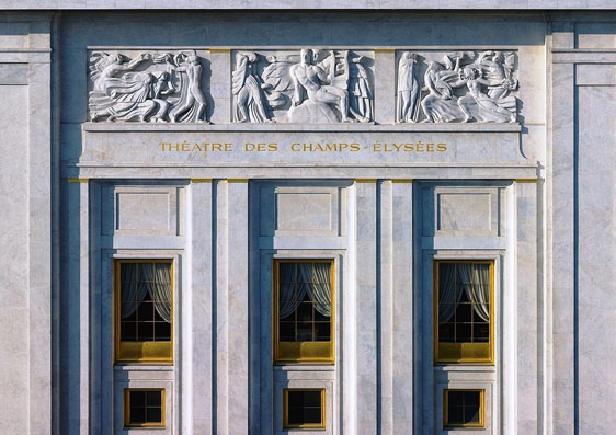 Theatre des Champs-Élysees façade ©Hartl Meyer