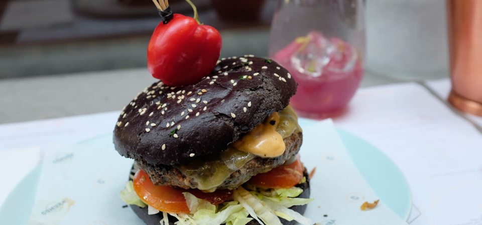 black OG burger