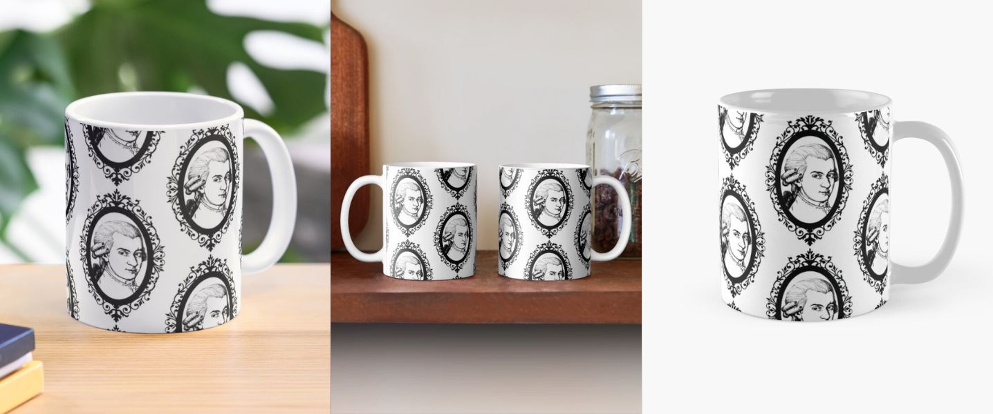 Mozart Mug - Theatre in Paris