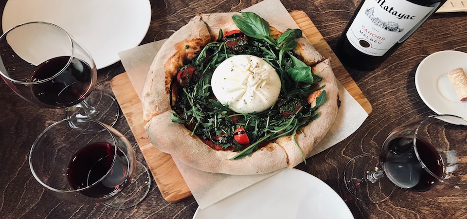 Burrata from the Big Mamma restaurant