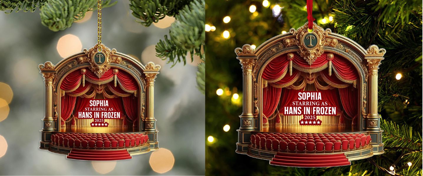 Personalised Bauble - Theatre in Paris