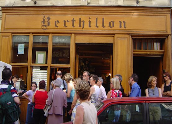 Exterior of Berthillon ice cream parlour