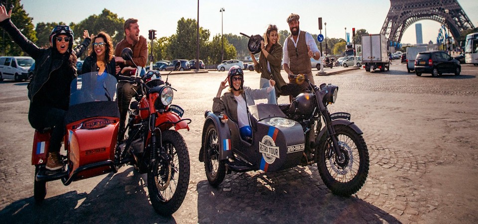 Private tour of Paris in a vintage sidecar