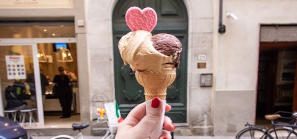 Person holding Ice cream