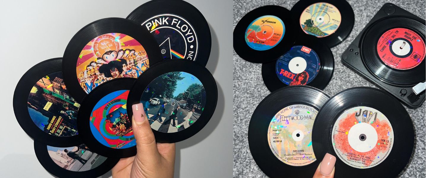 Vinyl Coasters, ShopDonElle Etsy - Theatre in Paris