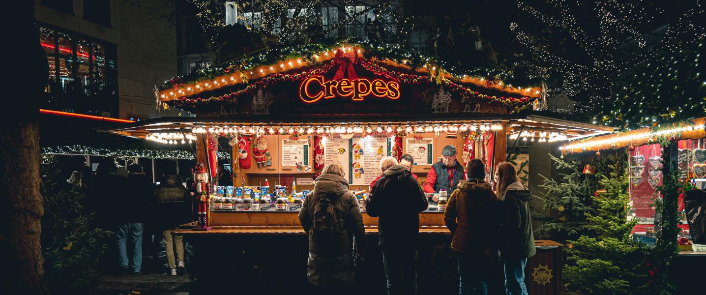 xmas market crepes