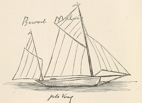 Verne's boat, the Saint-Michel