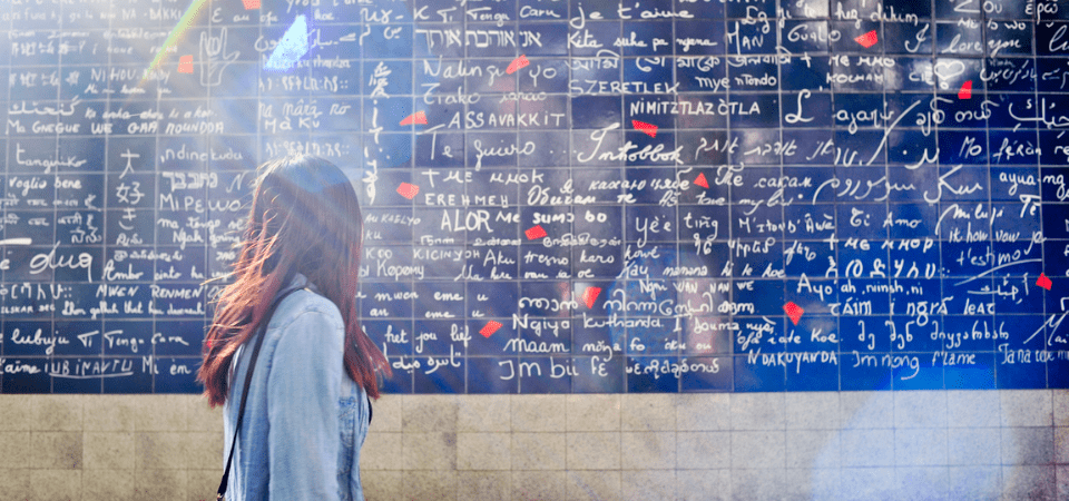 Wall of Love in Paris