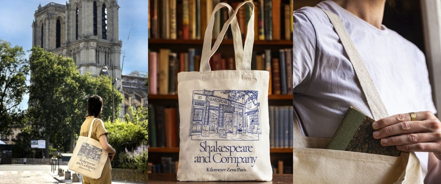 Shakespeare and Company Tote Bag - Theatre in Paris