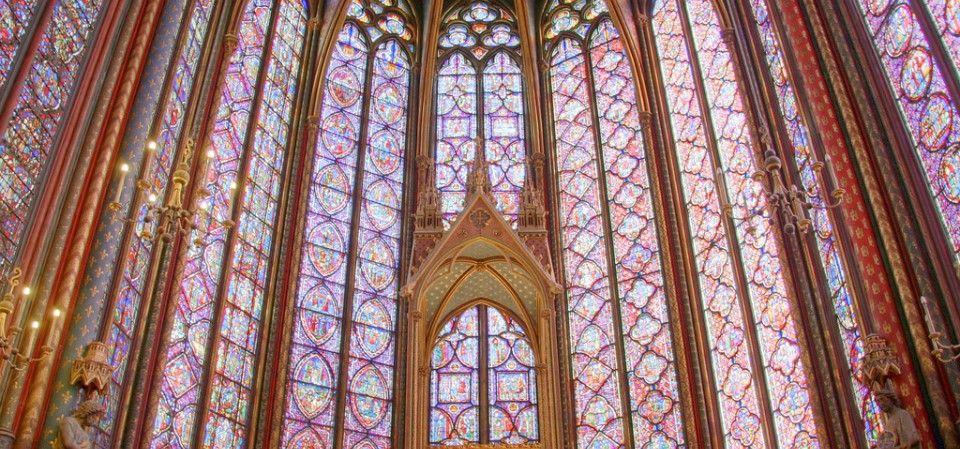 Stained glass windows of the Sainte Chapelle