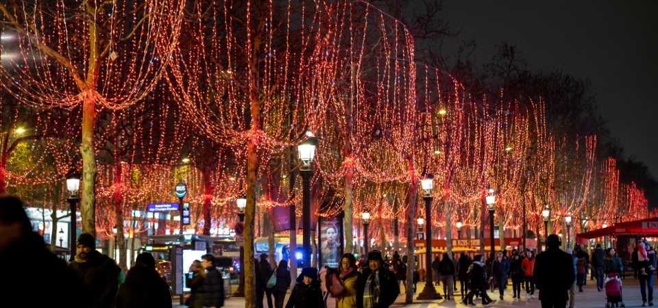 champs elysees illumination