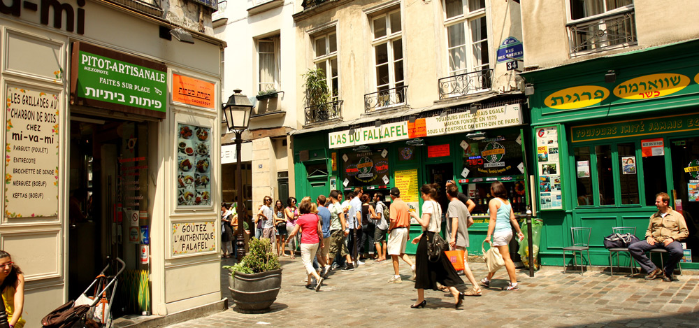 Falafel Vendors of the Marais neighbourhood