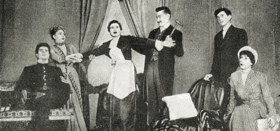 Actors of the Théâtre Noctambules