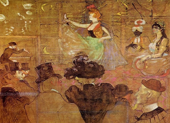 Toulouse Lautrec's painting, La Danse mauresque